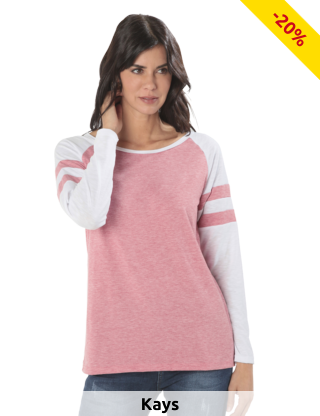 Lässiger Pullover, rosa/weiss