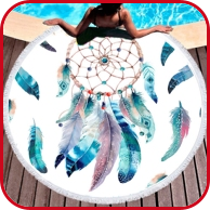 Strandtuch rund «Traumfänger»,  Ø 150 cm