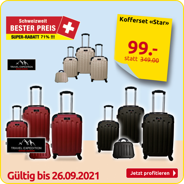 Kofferset «Star», 4-teilig, schwarz