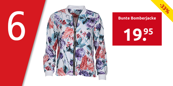 Bunte Bomberjacke