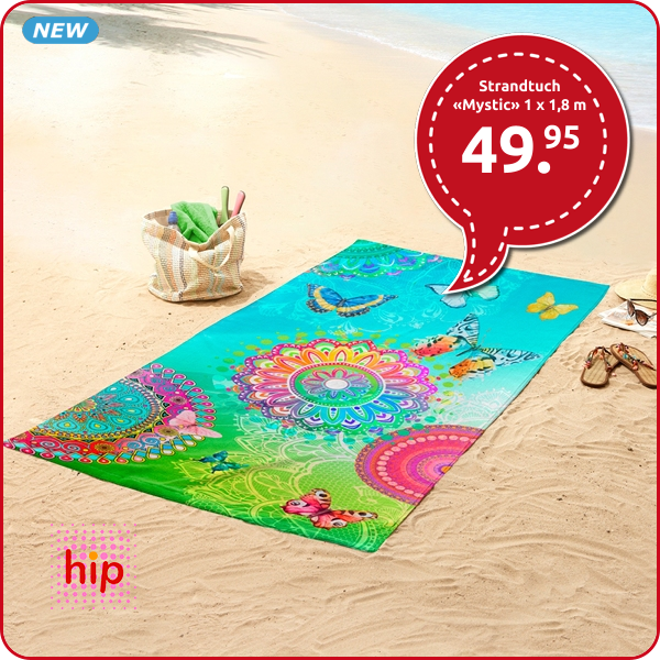 Strandtuch «Mystic», 100 x 180 cm
