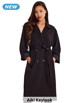 Mantel «Aria», schwarz