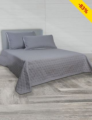 Kissenhülle «Katrin», 65 x 65 cm, grau