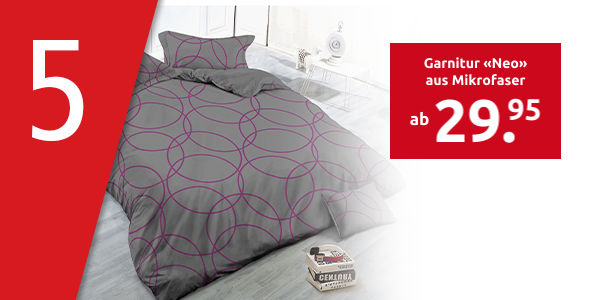 Garnitur «Neo» aus Mikrofaser