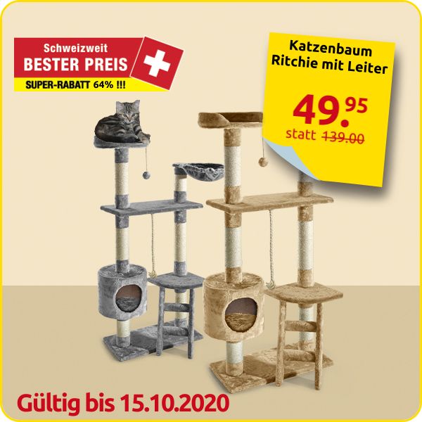 Katzenbaum Ritchie mit Leiter, grau Katzenbaum Ritchie mit Leiter, grau