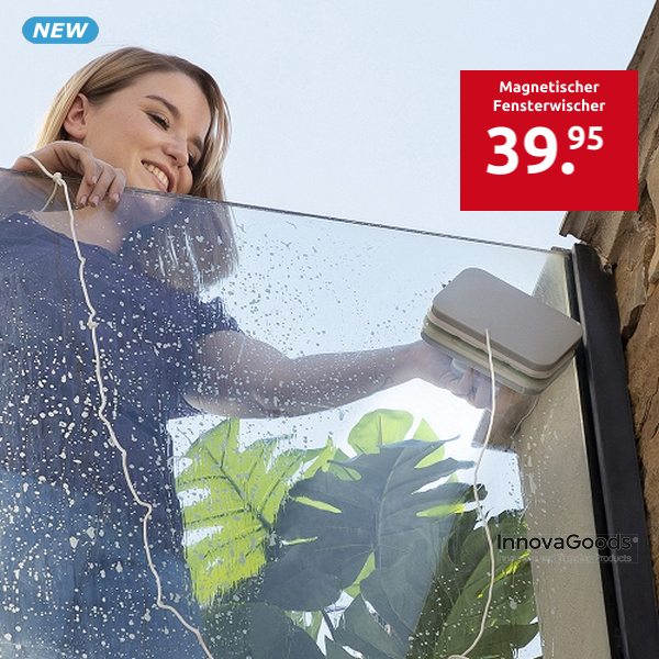 InnovaGoods Magnetischer Fensterwischer