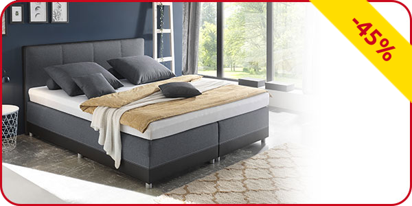 Boxspringbett «Luna», 160 x 200 cm
