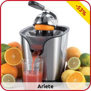Fruchtpresse von Ariete aus Edelstahl
