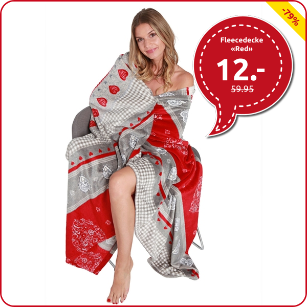 Fleecedecke «Red»