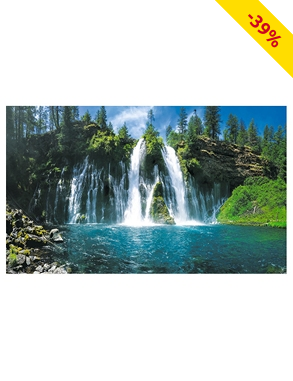 Deko-Tapete «Wasserfall», 180 x 300 cm