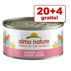 20 + 4 gratis! 24 x 70 g Almo Nature