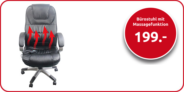 Bürostuhl mit Massagefunktion und Heizung