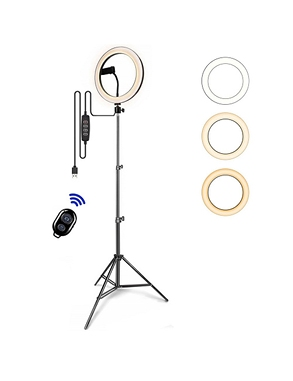 Selfie Light, Halterung & Stativ