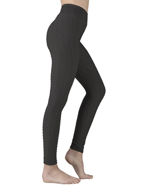 Leggings Anti-Cellulite, Push-up, Shaping, dunkelgrau