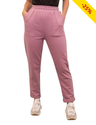 Jogginghose mit grossen Taschen, hellrosa