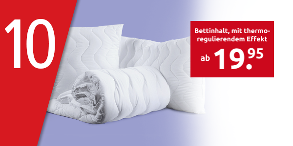 Bettinhalt «TopCool», mit thermoregulierendem Effekt