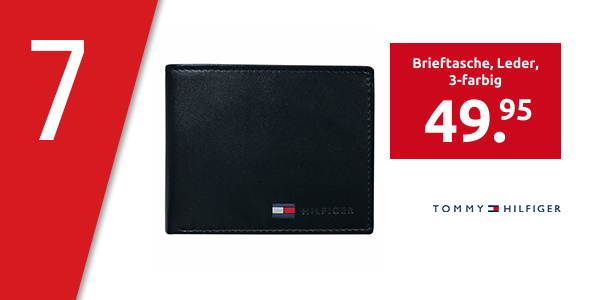 Tommy Hilfiger Brieftasche, Leder, 3-farbig