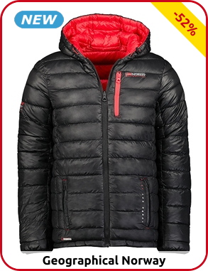 Geographical Norway Expedition Herrenjacke «Brother», schwarz