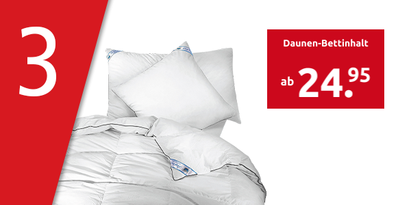 Daunen-Bettinhalt