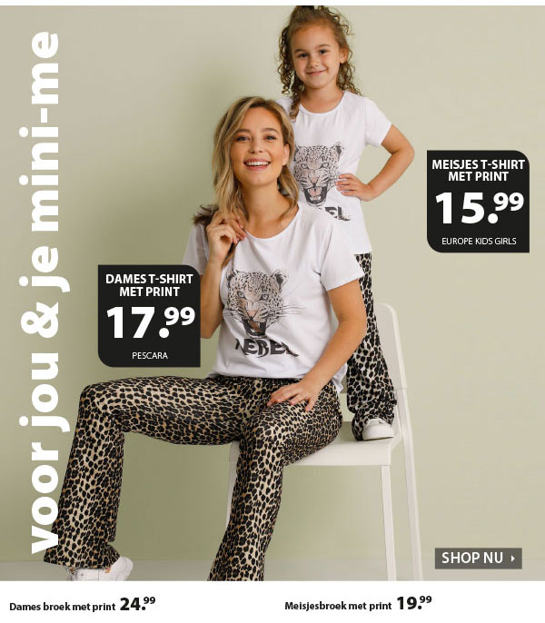 Shop voor jou en je mini-me de leukste kleding