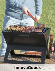 InnovaGoods tragbarer Grill, 45 x 45 cm, 3,1 kg