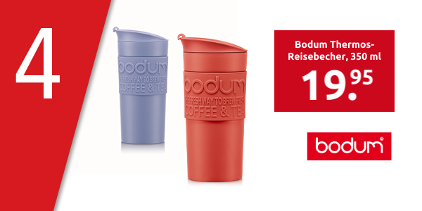 Bodum Thermos-Reisebecher «Travel Mug», 350 ml