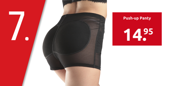 Push-up Panty, formend und hinten gepolstert