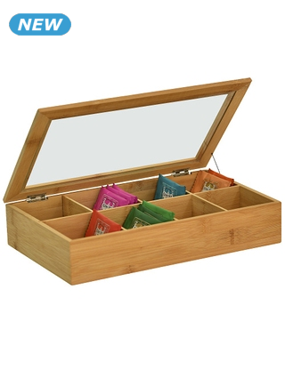 Teabox «Bamboo», L 32 x B 20 x H 6,5 cm