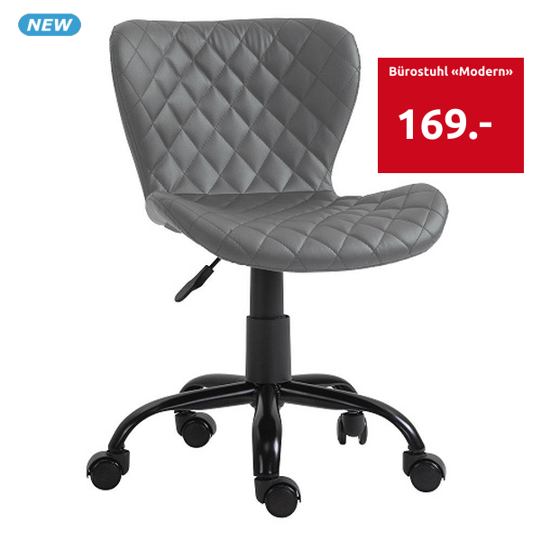 Bürostuhl «Modern», grau