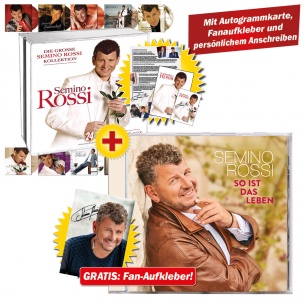 So ist das Leben + Die grosse Semino Rossi Kollektion + GRATIS Aufkleber & Autogrammkarte & Anschreiben