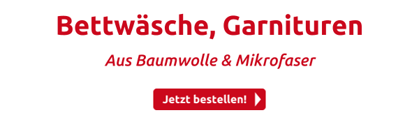 Bettwäsche, Garnituren