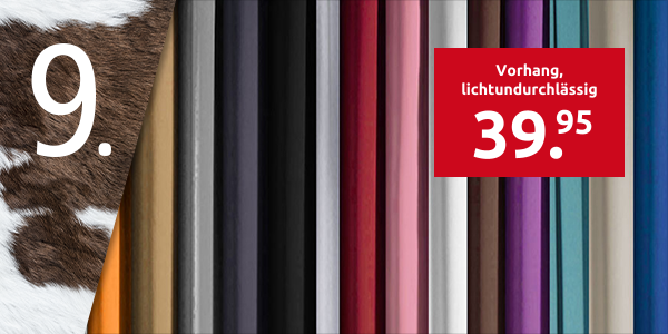 Vorhang, lichtundurchlässig