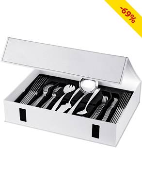 Besteckkoffer, weiss