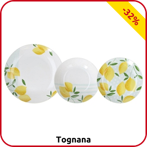 Tognana Tafelservice «Madison Panarea», 18-teiliges Set, für 6 Personen