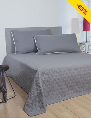 Kissenhülle «Katrin», 65 x 65 cm, grau