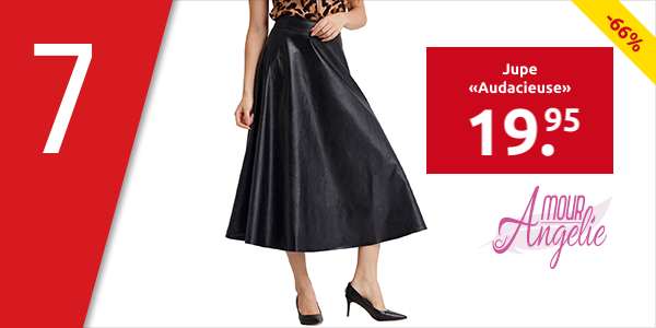 Jupe «Audacieuse», schwarz