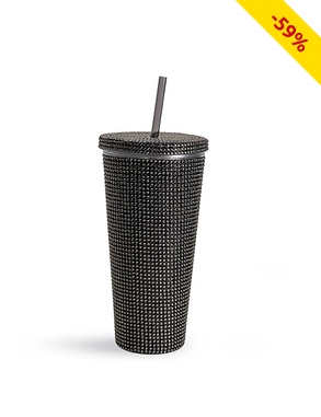 Strassbecher, 600 ml, schwarz