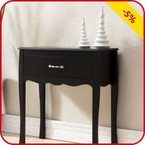 Konsole «Sissi», schwarz