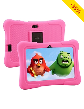 Kinder-Tablet «Pritom K7», Android 10, rosa, 16 Go, RAM 1 Go
