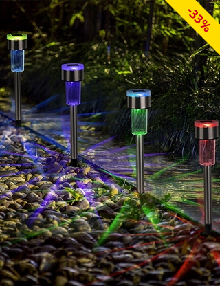 Gartenlampen LED Color Light, 12 Stück