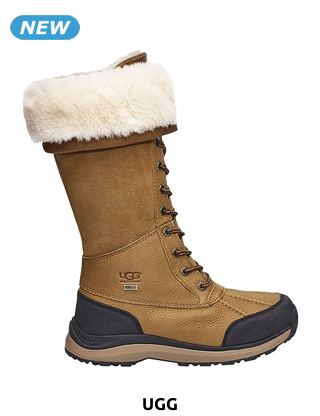 UGG Stiefel aus Leder «Adirondack», beige