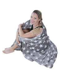 Fleecedecke «Stars», 150 x 200 cm