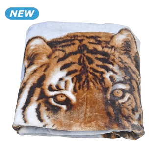 Fleecedecke «Tiger», 152 x 203 cm