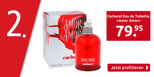 Cacharel Eau de Toilette, «Amor Amor», für SIE, 100 ml