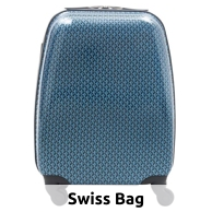 Swiss Bag Koffer «Trolley Geometric Easyjet», blau