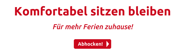 Komfortabel sitzen bleiben 