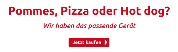 Pommes, Pizza oder Hot dog?