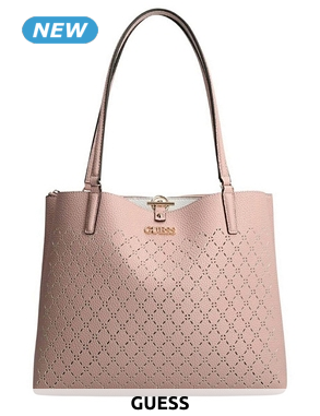 GUESS Handtasche «Amara», blassrosa