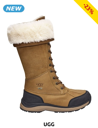 UGG Stiefel aus Leder «Adirondack», beige