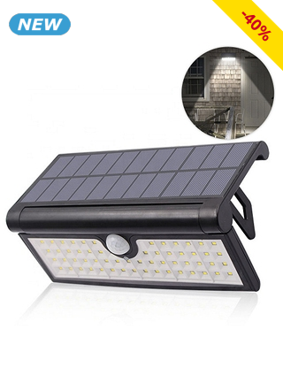 Faltbare Solarlampe, mit Bewegungsmelder & intelligenter Beleuchtung